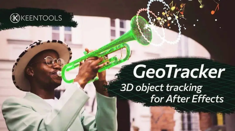 AE物体跟踪视频后期合成插件：Keentools GeoTracker v2024.2.0 Win+使用教程-数艺帮-影视后期3D动画创意设计资源网