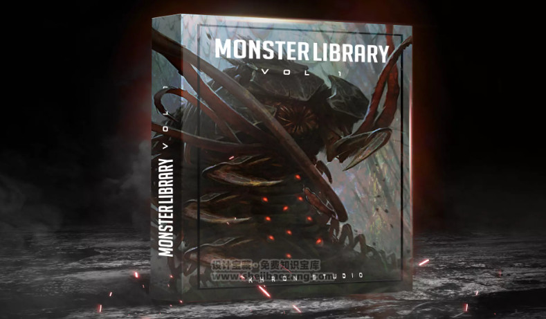 141种恐怖游戏音效库：Khron Studio – Monster Library Vol.1-数艺帮-影视后期3D动画创意设计资源网