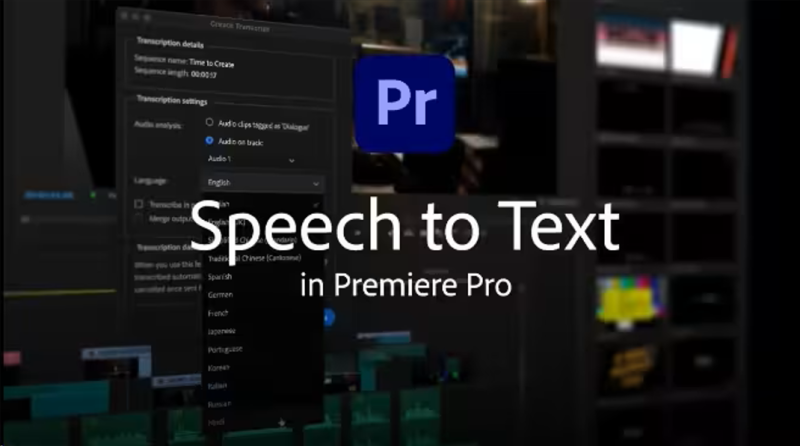 PR插件 Adobe 2024 PR 语音转字幕Premiere Pro插件Win/Mac-数艺帮-影视后期3D动画创意设计资源网