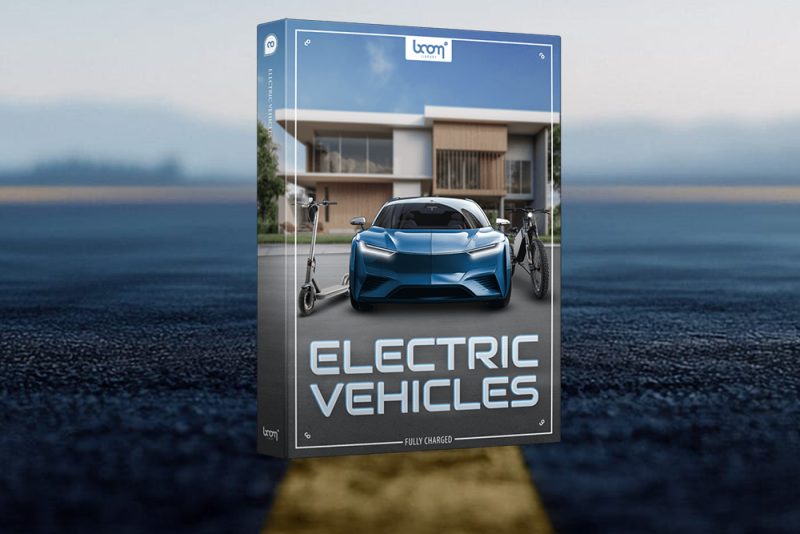 1396种电动汽车音效库：Boom Library – Electric Vehicles-数艺帮-影视后期3D动画创意设计资源网