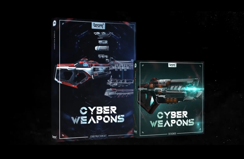 Cyber Weapons Designed 未来科技能量武器开枪无损音效-数艺帮-影视后期3D动画创意设计资源网